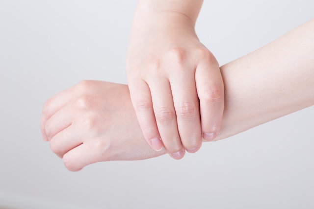 腱鞘炎の重症度、手首の場合：特有のサイン