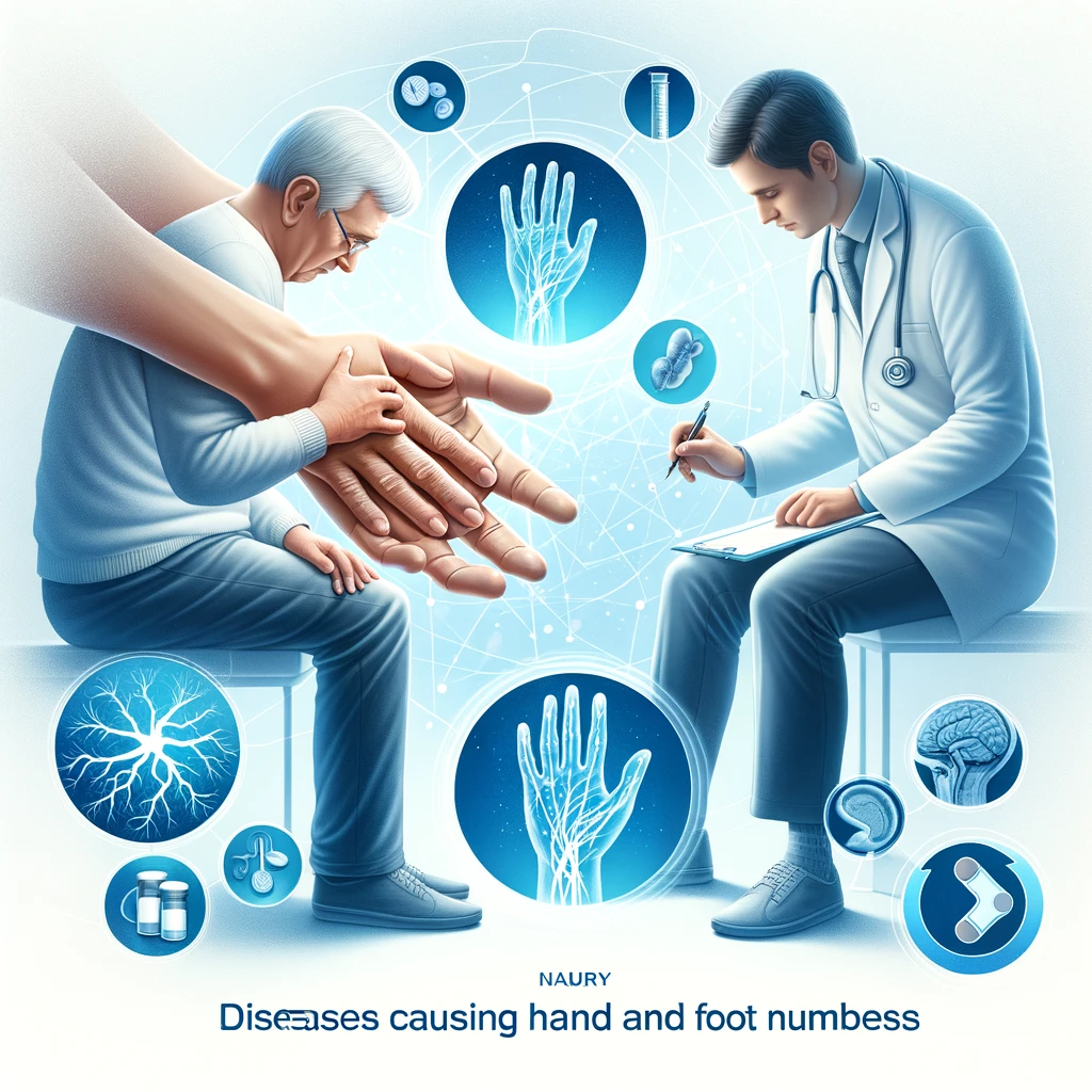 手足のしびれの原因となる病気