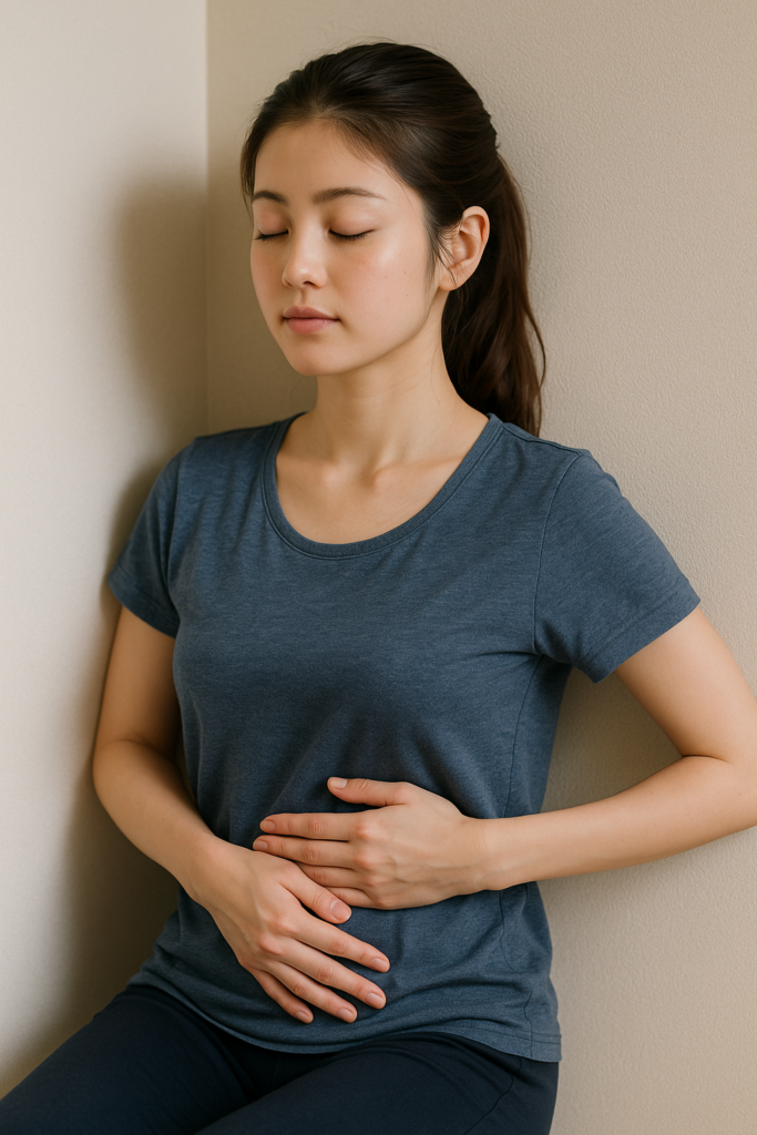② 背中ほぐし+腹式呼吸