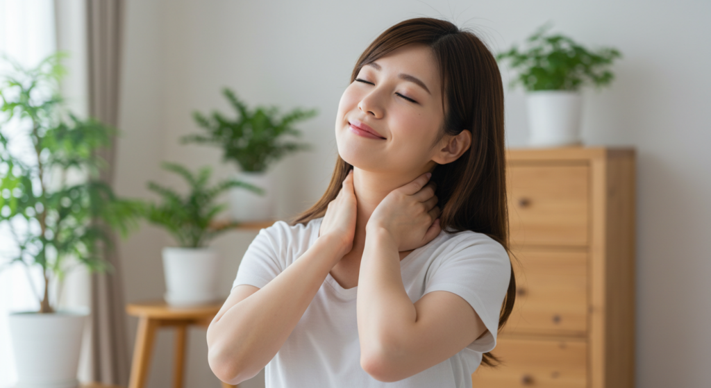 ストレートネックの横顔を美しく整える方法