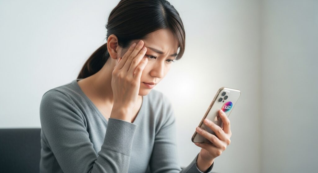 iPhoneの有機ELで目の疲れが続く原因とは？神戸市中央区・元町で受けられるオステオパシー的改善アプローチ