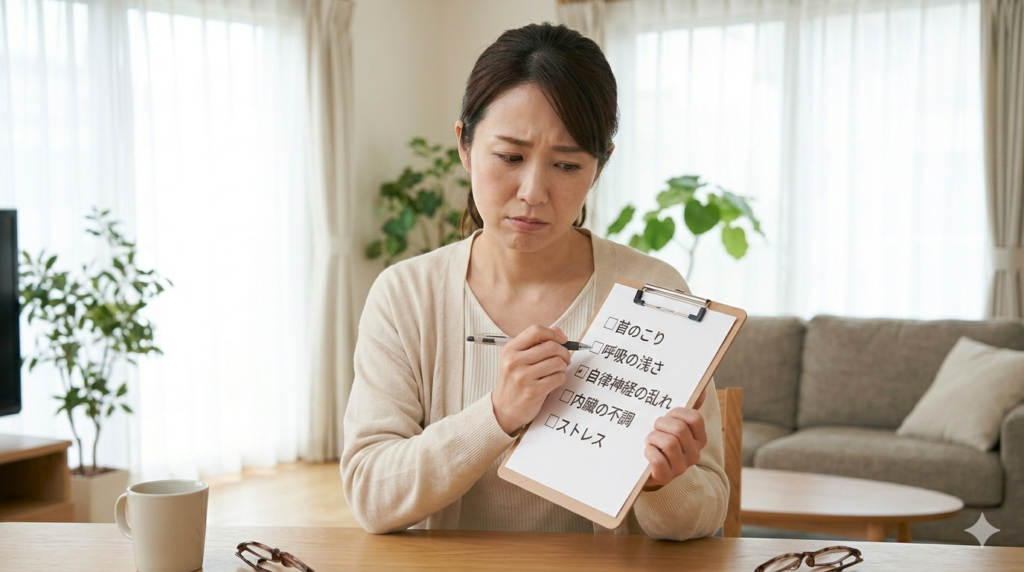 症状チェックリスト|これ、他人事じゃないです